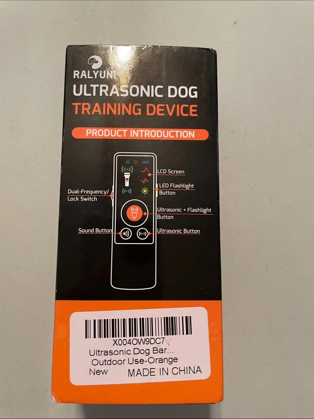 Ultrasonic Dog Training Device - Orange
